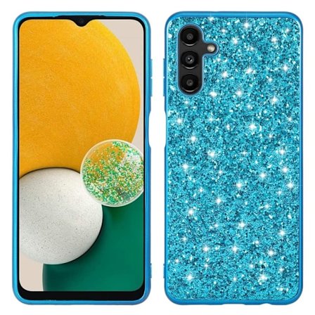 Glitter Samsung Galaxy A54 Suojakotelo - Sininen