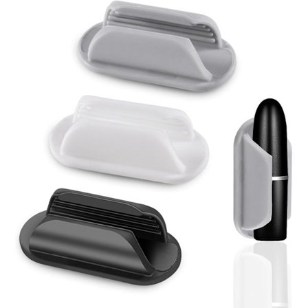 3-pak Klæbende Blyantholdere til Skrivebord - Silikone Penneorganisator Sæt med 15 Opgraderede Klæbepuder, Fleksibel Vægmonteret Kontor esse