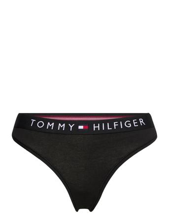 Thong Stringtrosa Underkläder Svart Tommy Hilfiger