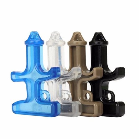 4 stk. Udendørs Selvforsvar Nylon Plast Stål Forsvar Duron Bore Stinger Ring Udstyr Selvforsvar Sting Ring Værktøj