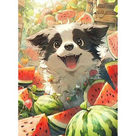 30x40cm 5D DIY timanttimaalaus täydellinen, söpöjä eläimiä sarja #E, DIY timanttitimantti