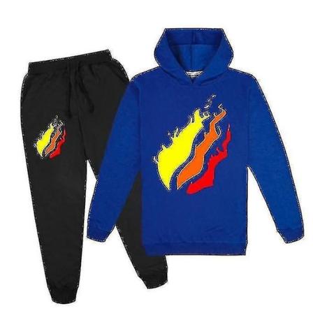 Prestonplayz Hoodie Set Pojkar Flickor Tröja Kostym Toppar Hoodie V