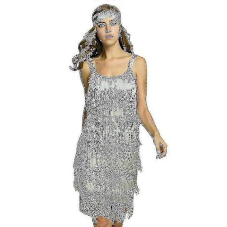 Upea Gatsby-mekko 1920-luvun juhliin Vintage Tassel Naisten Hapsumekot -fs