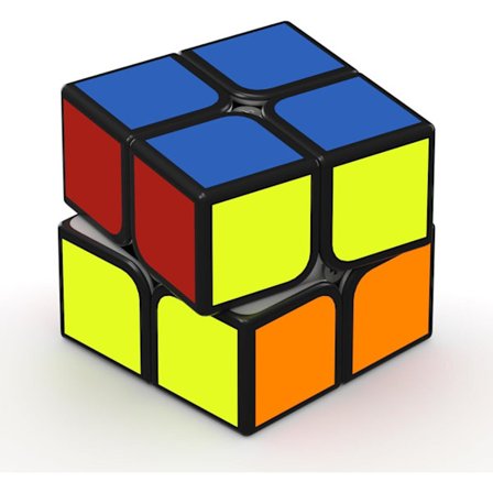 2x2 Speed Cube, Original 2x2x2 Cube Super-Holdbar Klistremerke med Levende Farger (2x2x2)