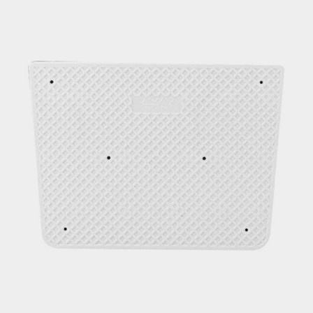 Outboard motor mounting plate for transom white 450x360mm