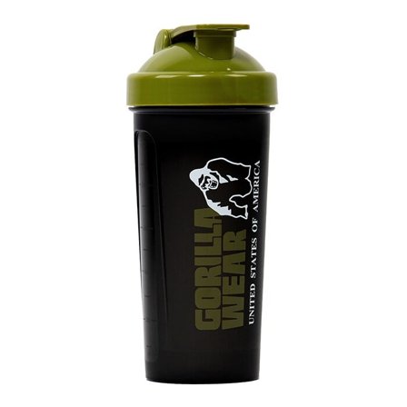 Gorilla Wear Shaker XXL Svart/Grønn 1000 ml