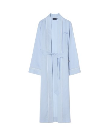 Lexington Lyocell morgenkåbe, lyseblå