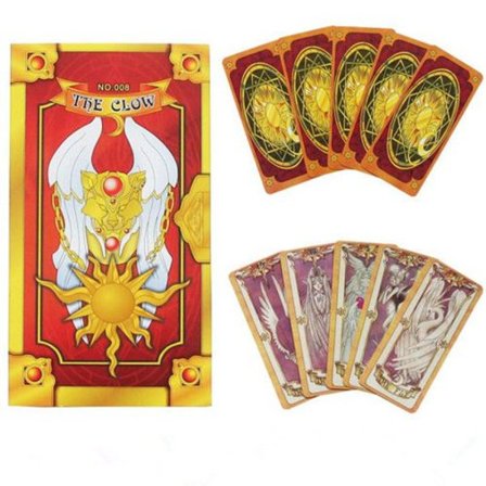 Cardcaptor Sakura Card från Clow Cards Full Set Anime Cosplay Fortune Tarot Card Captor