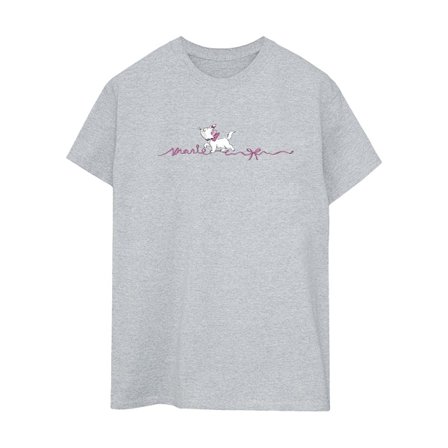Aristocats Dam/Flickor Marie Ribbon Boyfriend T-shirt L S