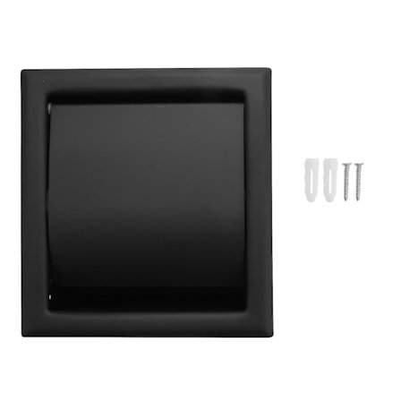 Indbygget toiletrulleholder, rustfrit stål dobbelt rulle pap