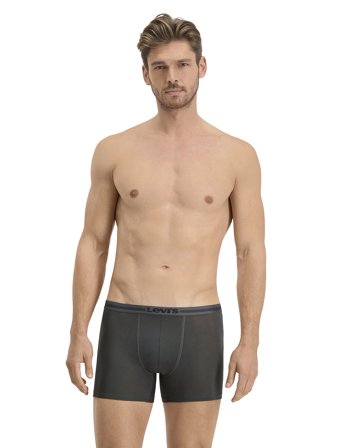 Levi's Levis Men Tencel Boxer Brief 2P - Grey - L