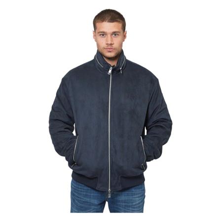 Armani Exchange, Coats Blauw, Heren, Maat:S