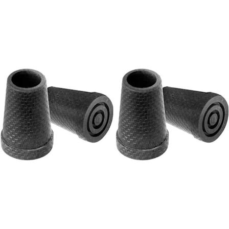 Stokkspiss (x4 stk), Sklisikker Gummispiss til Stokk, Stokk Stabiliserende Spiss, Stokk Buffer, Gummispiss til Stokk