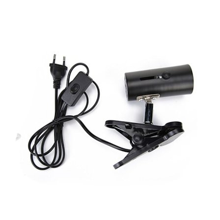 Lämmitys Matelijan lampun pidike Lampun cover MUSTA EU PLUG EU PLUG