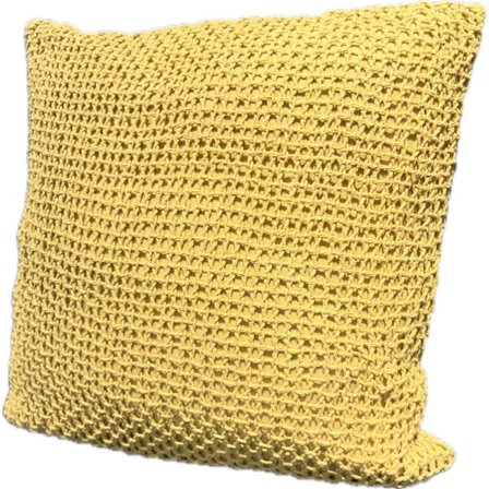 Kudde Gul/Orange 45x45 cm