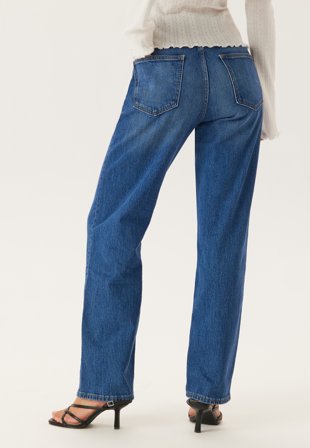 TOMMY JEANS - Layla Hr Slim Str Bi0152 Co - 1bk Denim Dark - Kläder - - Bubbleroom