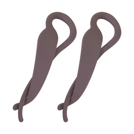 NoSlip Twist -hiuspinni naisille, kivuton pito, kevyt muoviklipsi, salonkilaatuinen, varma ote, muotoiluväline, 2 kappaletta