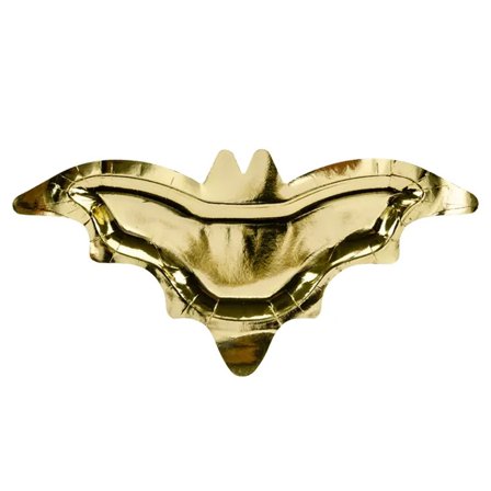 Lepakko Pahvilautaset Kulta 6-pack