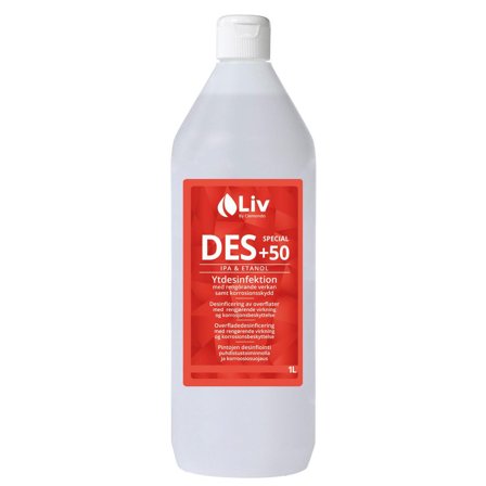 LIV Ytdesinfektion Des Special +50 1L - Lyreco - Städ och hygien - Desinfektionsmedel - Ytdesinfektion