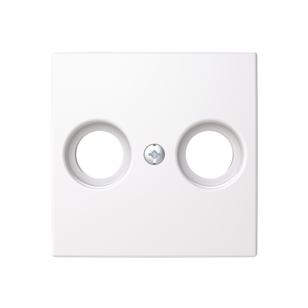 ABB Saga 2531-916-510 Centrumplatta antennuttag, Strömbrytare & vägguttag