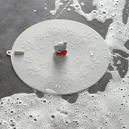 Silikoniset lattiakaivojen kannet - 2 kpl - Keittiö ja kylpyhuone