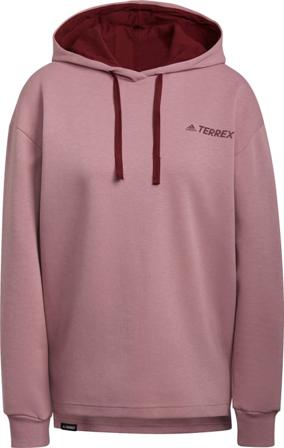 Adidas Women's Terrex Logo Hoody Women long-sleeved sweaters Pink XL