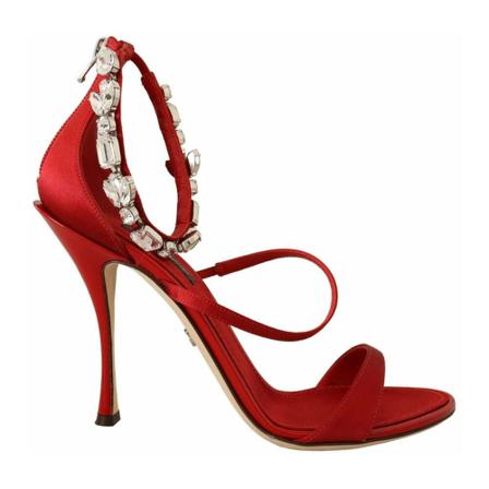 Dolce & Gabbana, High Heel Sandals Rood, Dames, Maat:38 EU