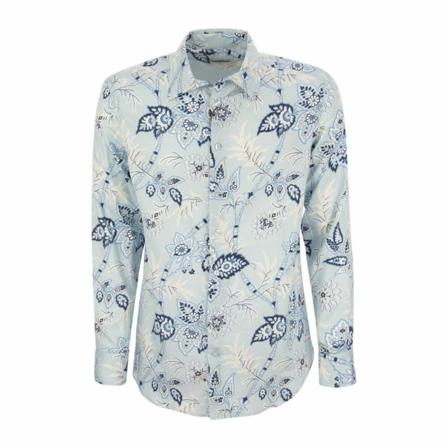 Etro Casual Shirts blå, Herr, Herr, Storlek: L