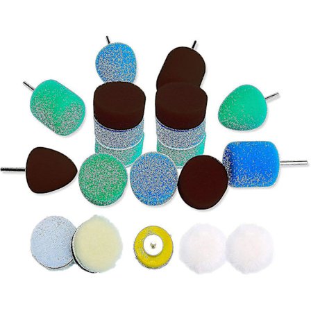 Buffing Pad Kit Kompatibel Polermaskine, Poleringspude Kompatibel Små Områder Polering