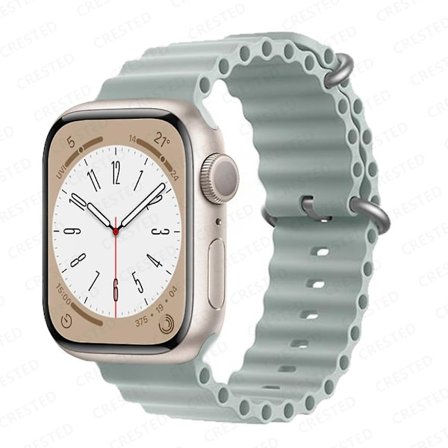 Ocean Rannekoru Apple Watch Ranneke 44mm 40mm 45mm 41mm 49mm 42mm 38mm Älykello silikonihihna Iwatch Ultra Series 7 6 3 Se 8