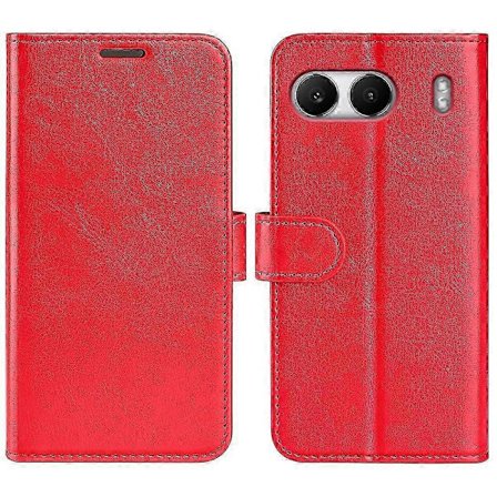 Lommeboketui for OnePlus Nord 4 Crazy Horse Tekstur Stativ Lær Telefonveske