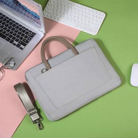 13 14 15 tommer håndtaske til bærbar computer etui GRÅ 15,6 tommer