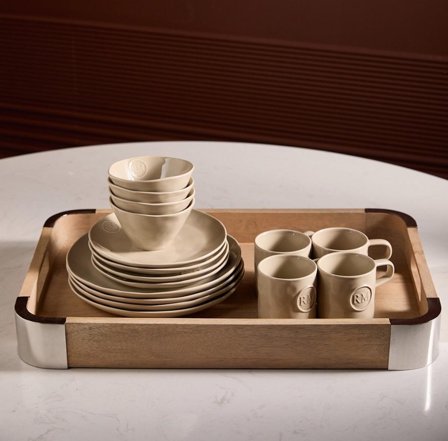 Riviera Maison Portofino Middagssett Flax 16deler