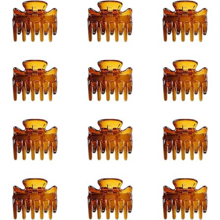 12 stk små hårklemmer til kvinner