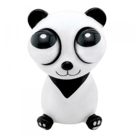 Langsomt hævede øjne, der popper dukke Anti Vent tryk legetøj miljøvenligt plastiklegetøj, Panda