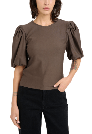 Gestuz RifaGZ balloon Blouse Blusar Dam Brun S