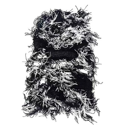 Balaclava Distressed Knitted Full Face Ski Mask Vinter A1