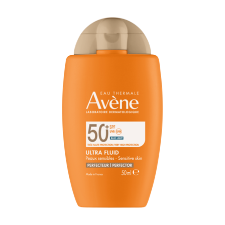 Avene Sun Ultra Fluid Perfector solkrem ansikt SPF 50+ 50 ml