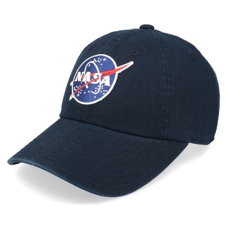 American Needle - Black - unconstructed - Cap - Nasa Ballpark Black Dad Cap - Hatstore