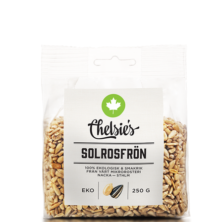 Chelsie s Organic Gourmet Prod Solsikkefrø 250 g