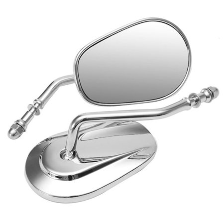 Motorcykel Speglar Styre bakifrån SILVER
