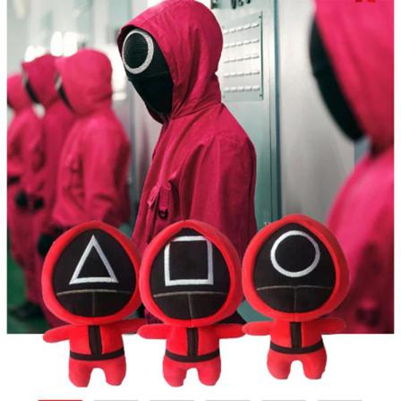 Squid&game Plyschleksak Fylld Söt Cosplay Doll Julklapp