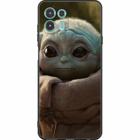 Motorola Edge 20 Lite Svart Skal Baby Yoda