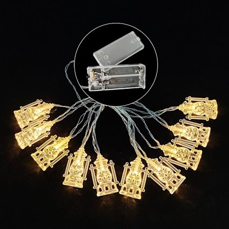 2m 10LED LED String Light Ramadan Lantern WARM WHITE 2M