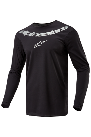 Crossshirt Alpinestars Fluid Graphite Schwarz/Silber XL
