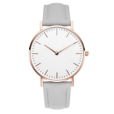 Enkel Elegant Klocka för Kvinnor 2023 Rosa Vit Läderarmband Klänning Dam Armbandsur Casual Kvinnlig Klocka Het montre femme