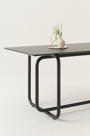 Jotex - Matbord 90x180 Cm MDF - Stål Svart LAHOLM - Köp Matbord hos Jotex