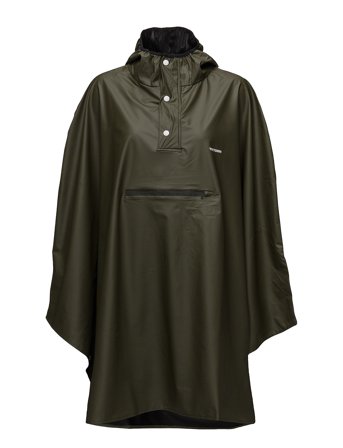 Pu Light Rainponcho Green Tretorn