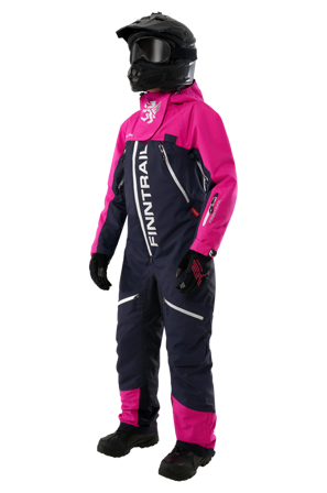 Anzug Finntrail Rachel Damen Dunkelgrau/Pink S