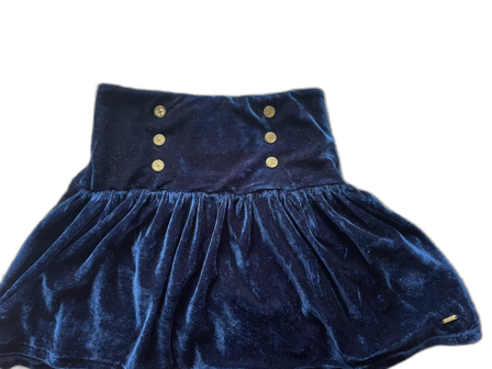 Hampton kjol med gulddetaljer